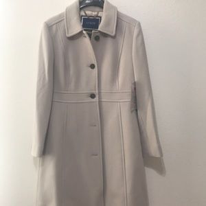 J Crew Double Cloth Lady Day Coat in Nantucket grey